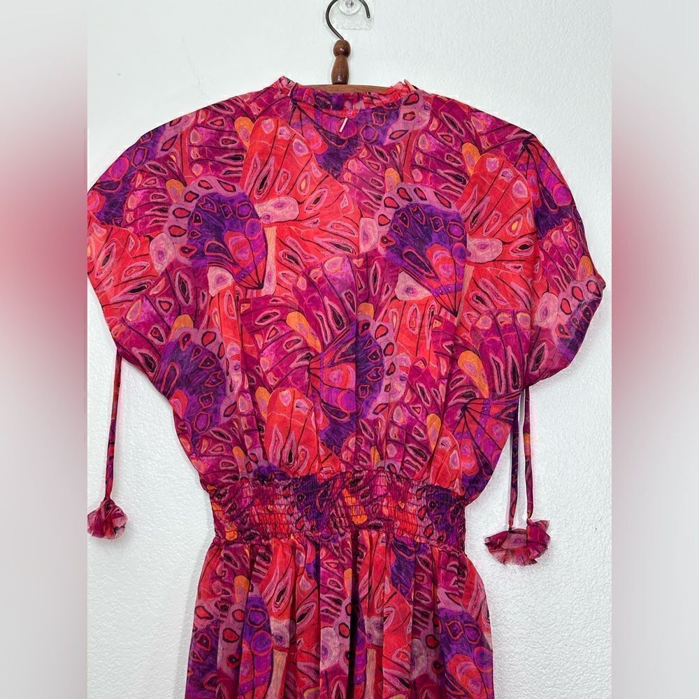 Misa Los Angeles Dominique Mini Dress in Abstract Butterfly Size S NWT - Picture 6 of 7